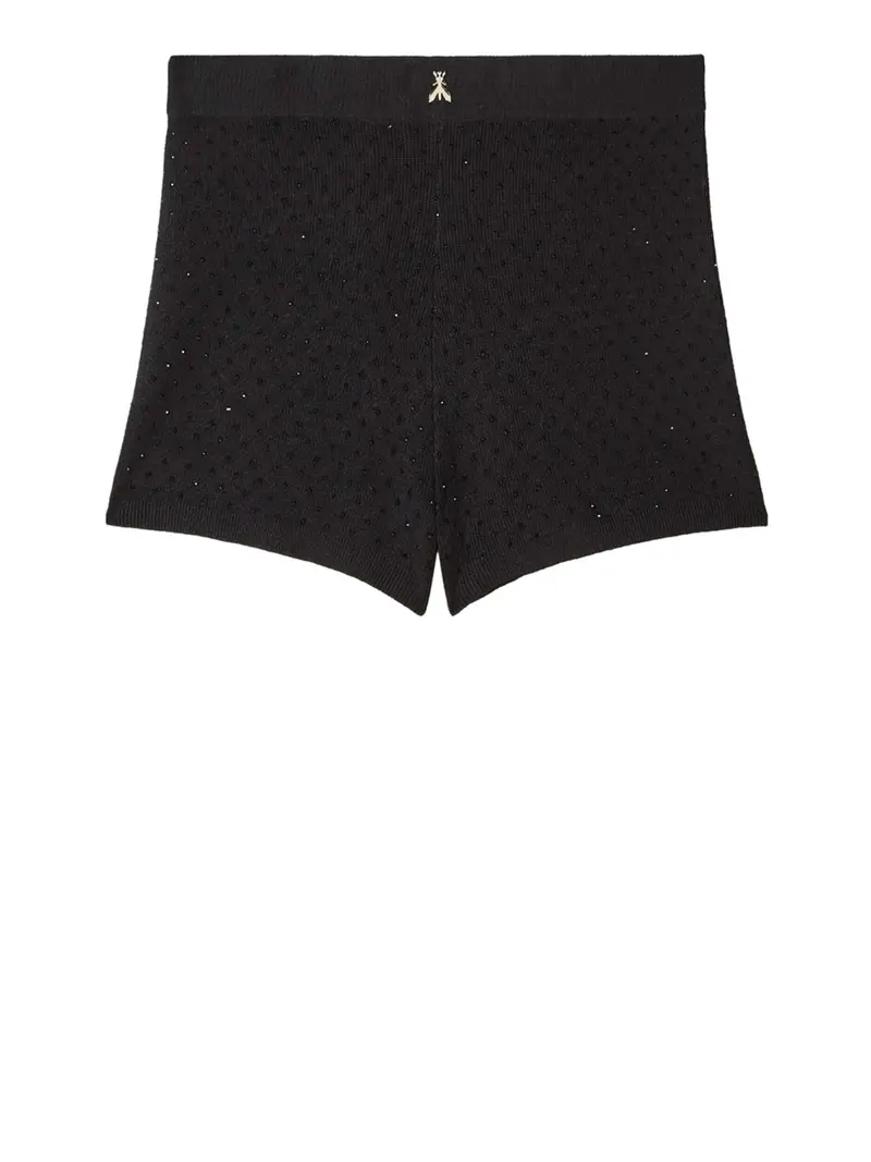 shorts patrizia pepe da donna - nero
