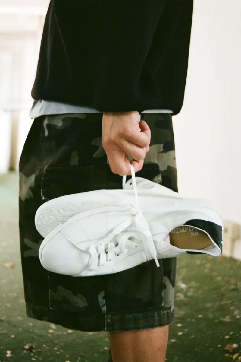 SKIN Sneakers 93 in nappa Bianco