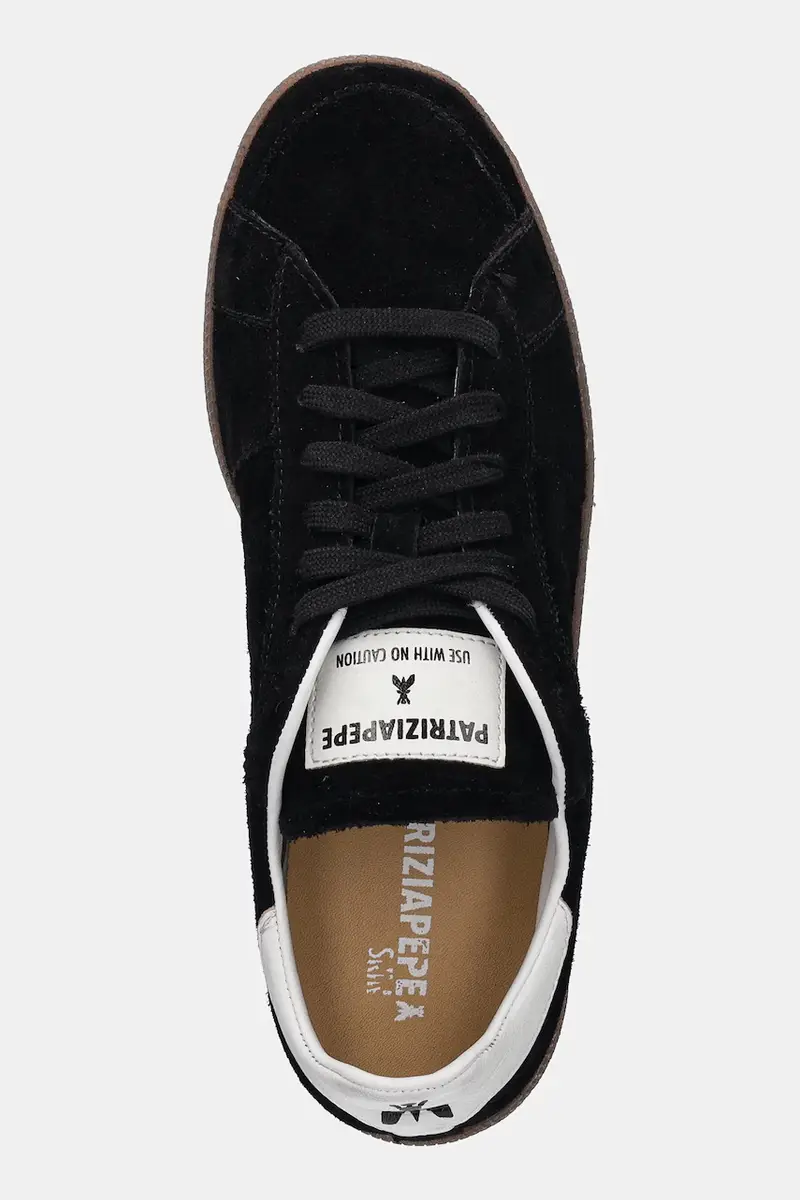 sneakers in camoscio donna colore nero 8Z0113 L055 FG43 miniatura 4