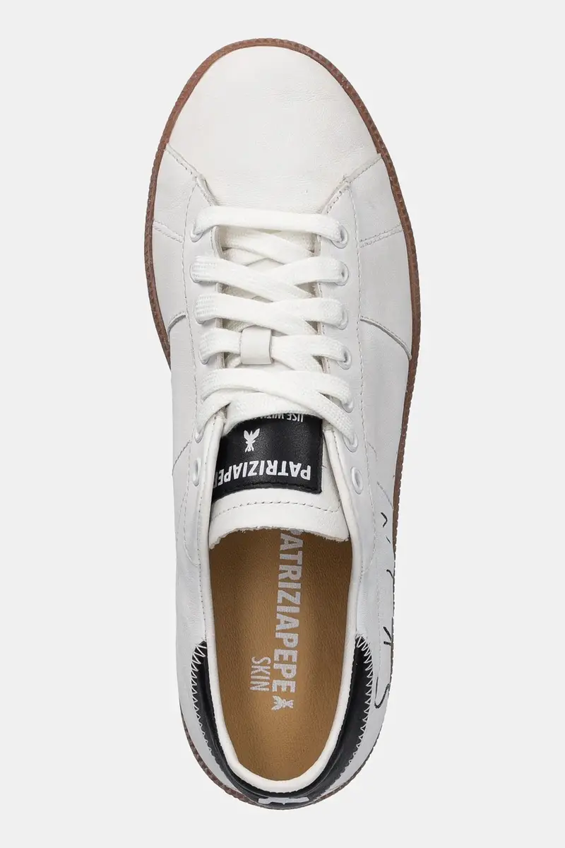 sneakers in pelle Bianco miniatura 4