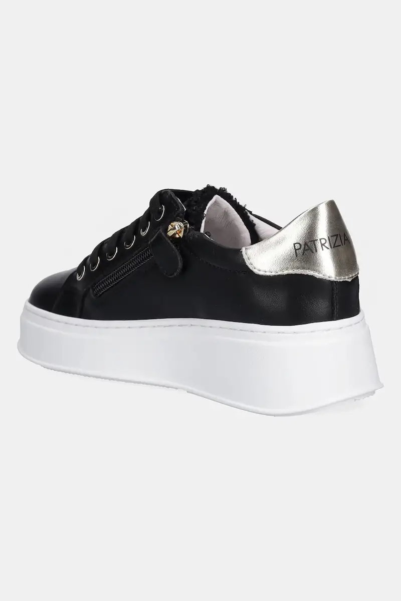sneakers in pelle colore nero PPJ903 miniatura 3