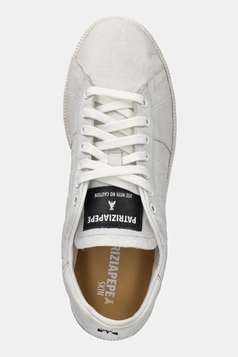 sneakers in pelle donna colore bianco 2Z0063 L146 W408 miniatura 4