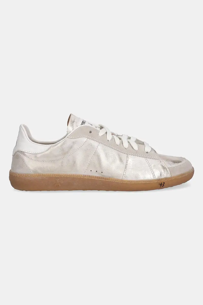 sneakers in pelle donna colore grigio 2Z0065 L168 FG46 miniatura 2