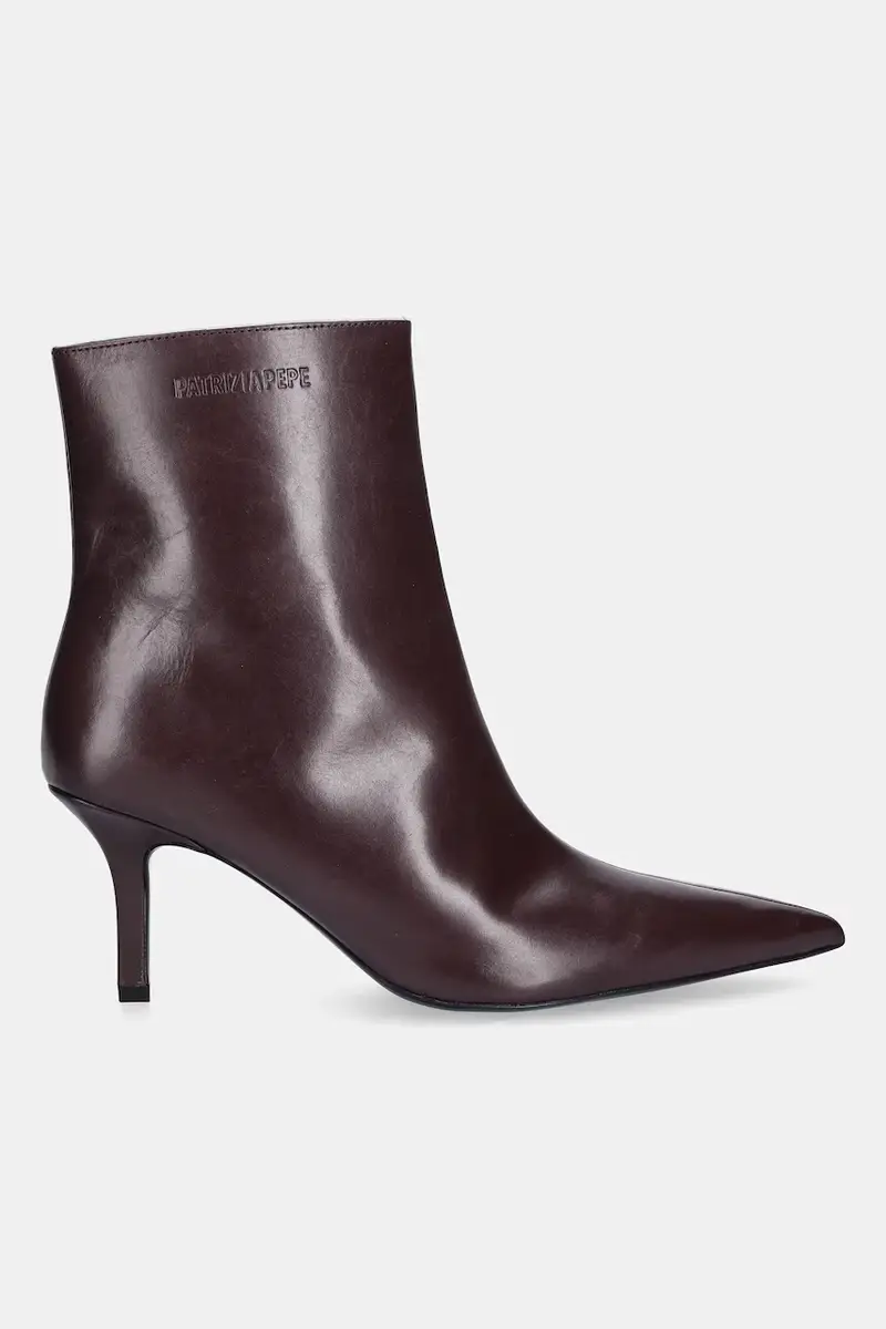 stivaletti alla caviglia in pelle donna colore violetto 8Y0130 L166 M536 miniatura 2