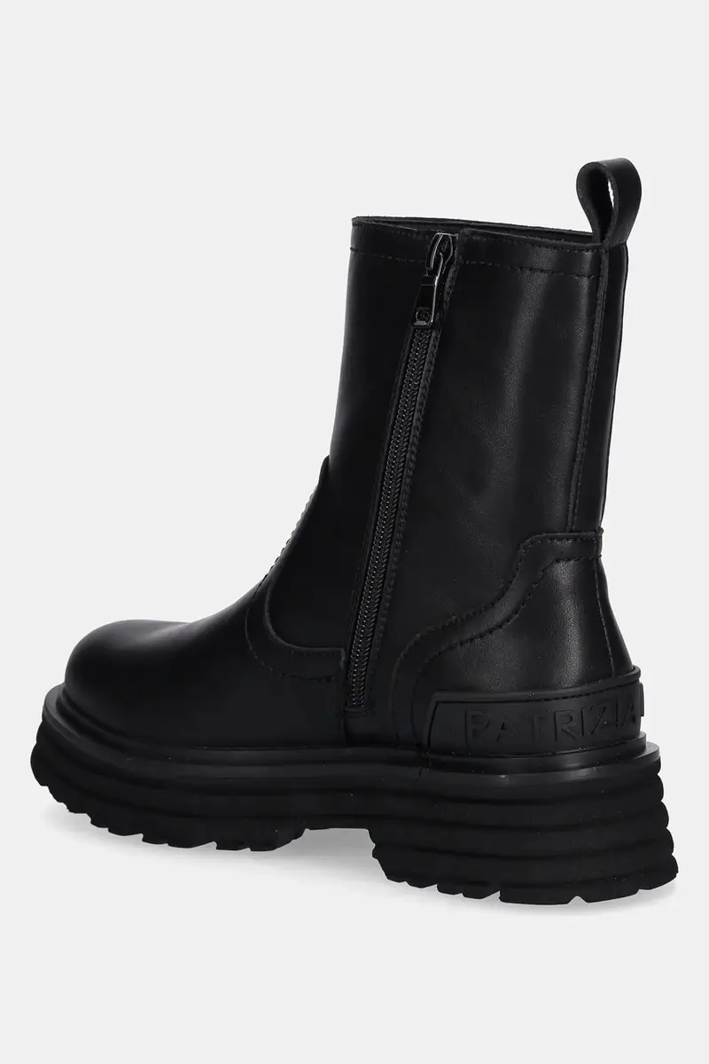 stivaletti in pelle bambino/a Nero miniatura 3