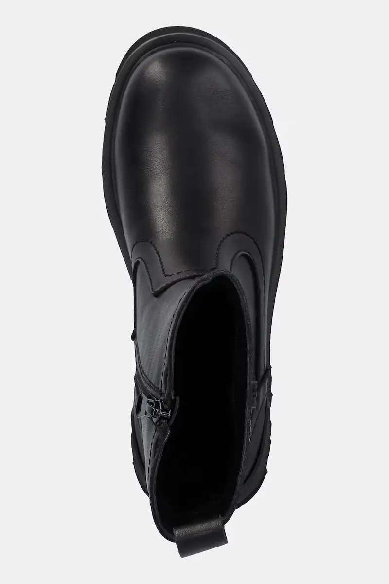 stivaletti in pelle bambino/a Nero miniatura 4