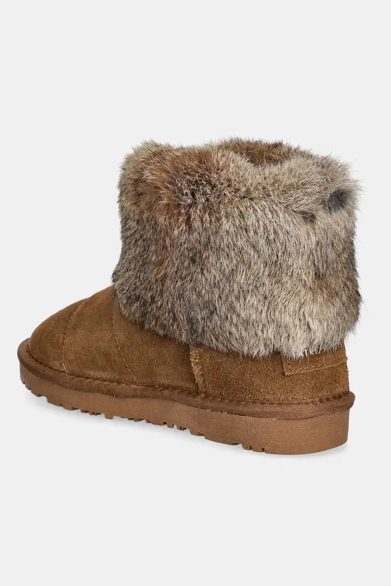 stivali da neve bambini colore marrone PPJ941 miniatura 3