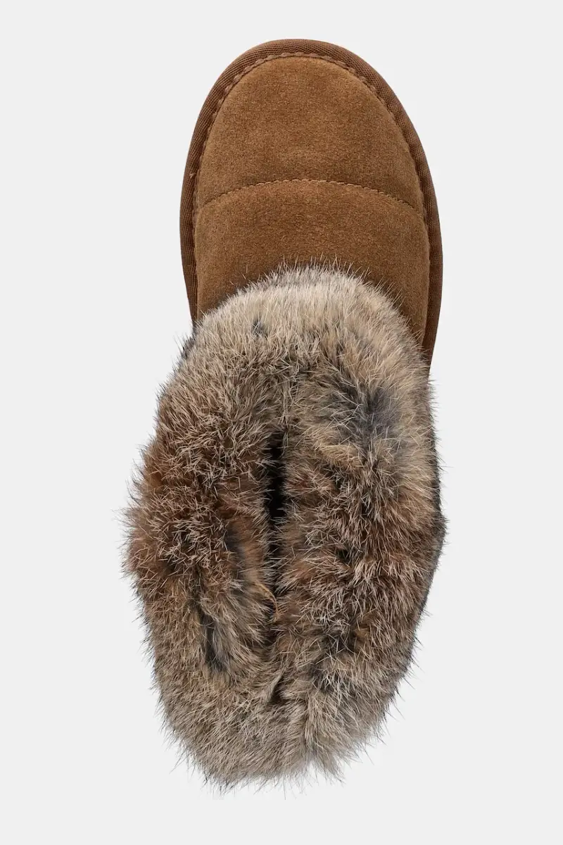 stivali da neve bambini colore marrone PPJ941 miniatura 4