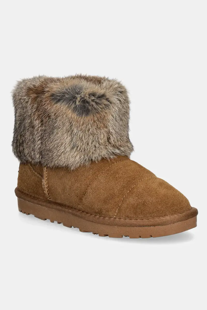 stivali da neve bambini colore marrone PPJ941