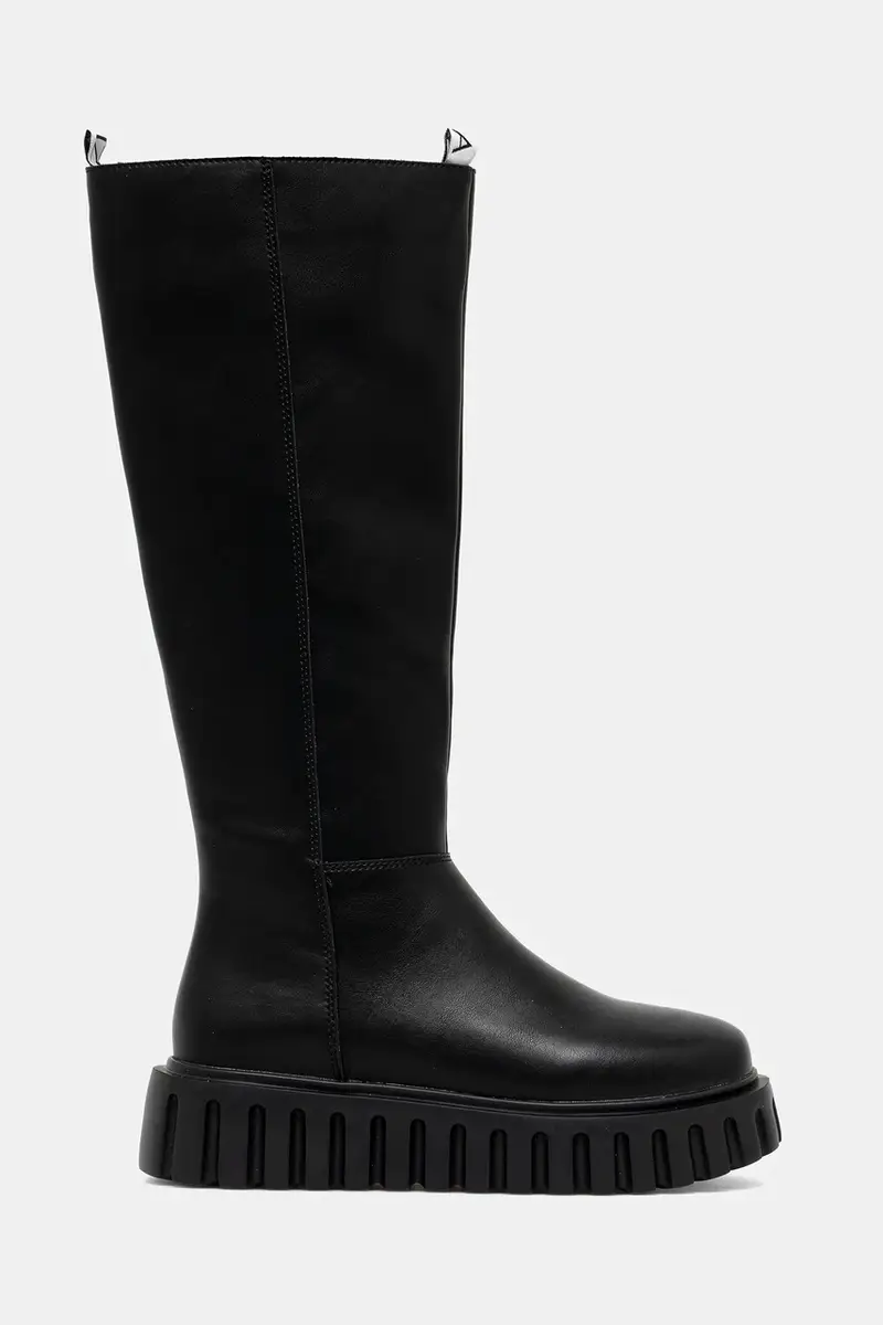 stivali in pelle bambino/a Nero miniatura 2