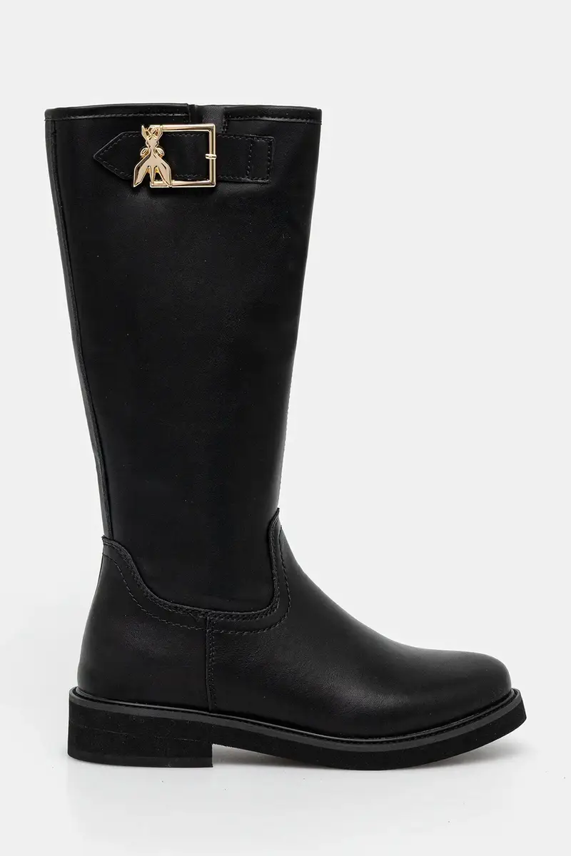 stivali in pelle bambino/a Nero miniatura 2