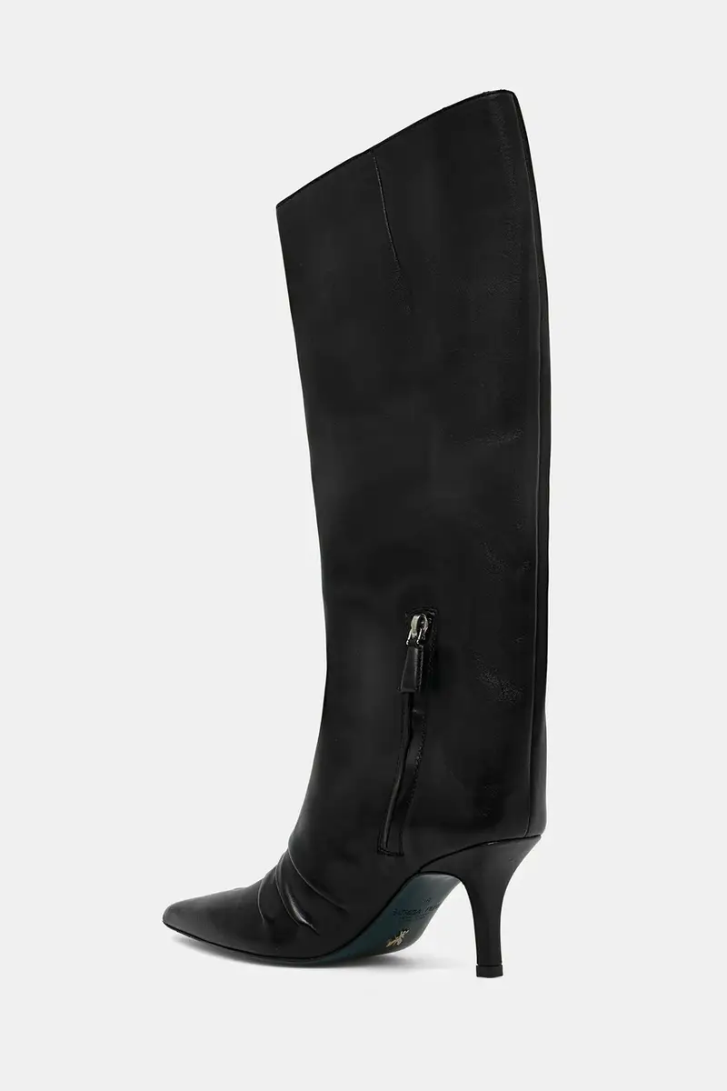 stivali in pelle donna colore nero 2Y0037 L048 K103 miniatura 3