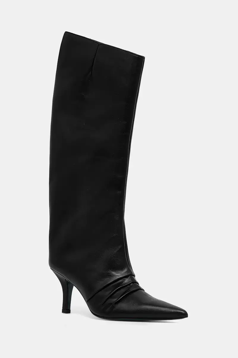 stivali in pelle donna colore nero 2Y0037 L048 K103