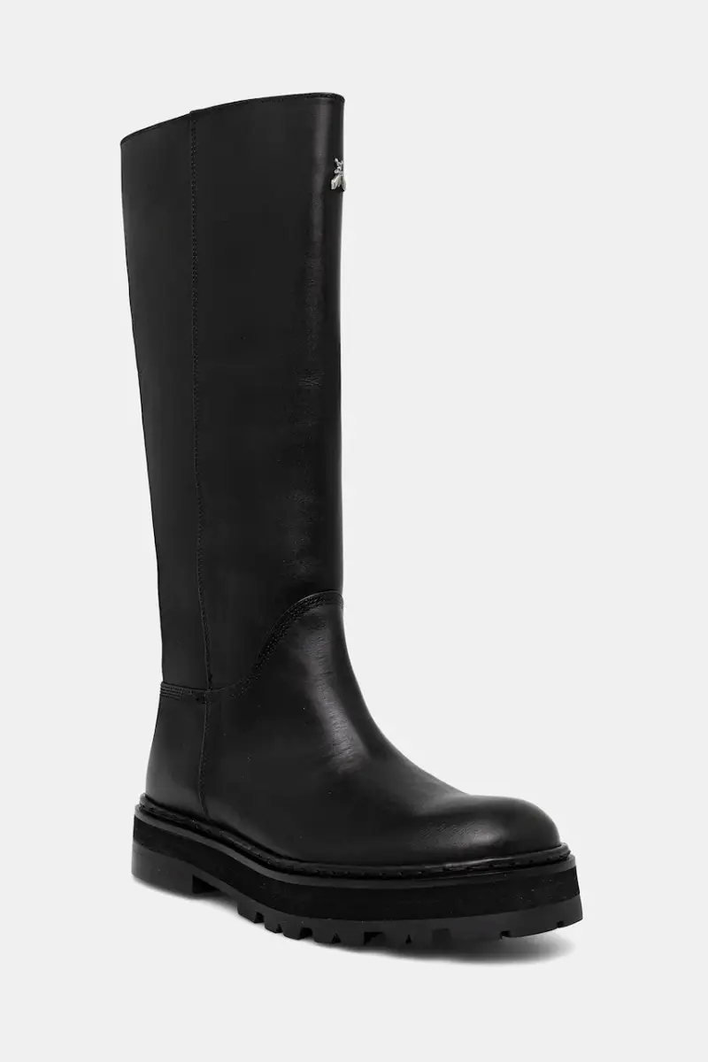 stivali in pelle donna colore nero 8Y0135 L048 FB30