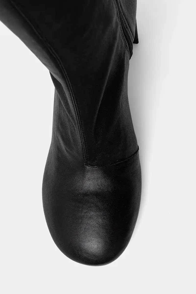 stivali in pelle Nero miniatura 4