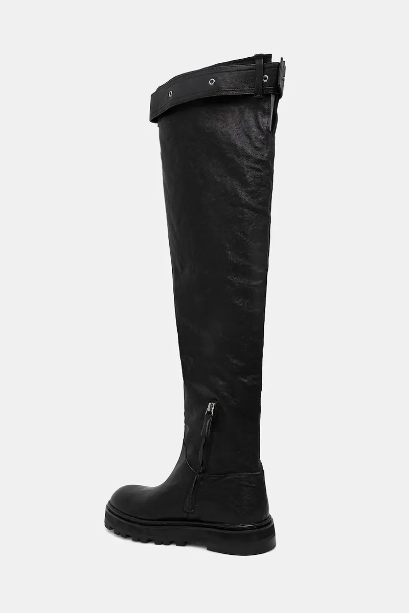 stivali in pelle Nero miniatura 3