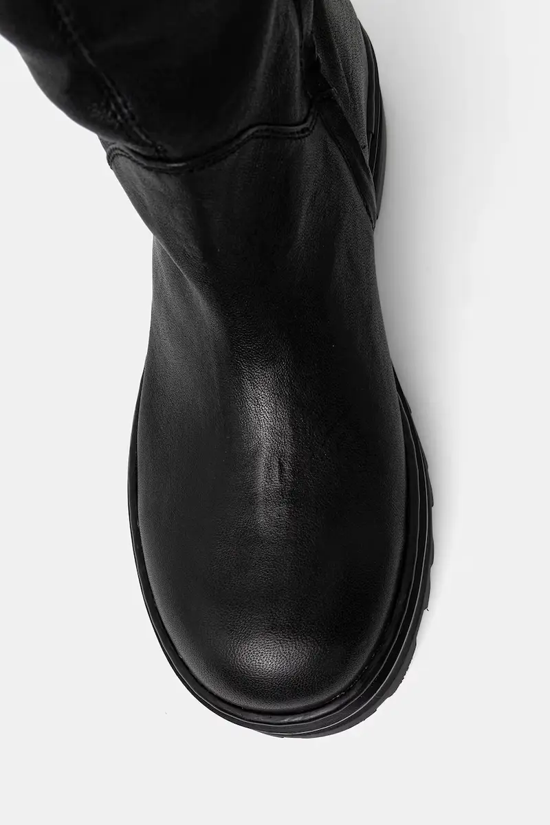 stivali in pelle Nero miniatura 4