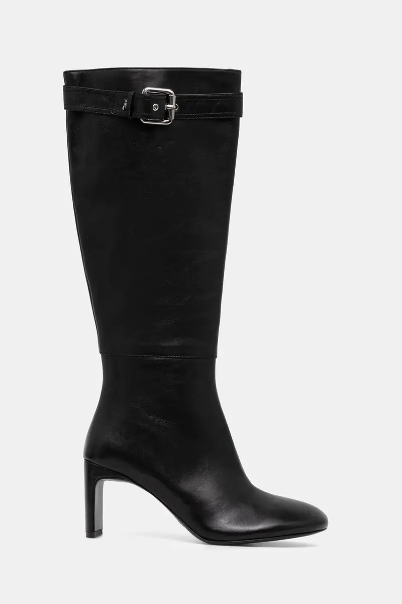 stivali in pelle Nero miniatura 2