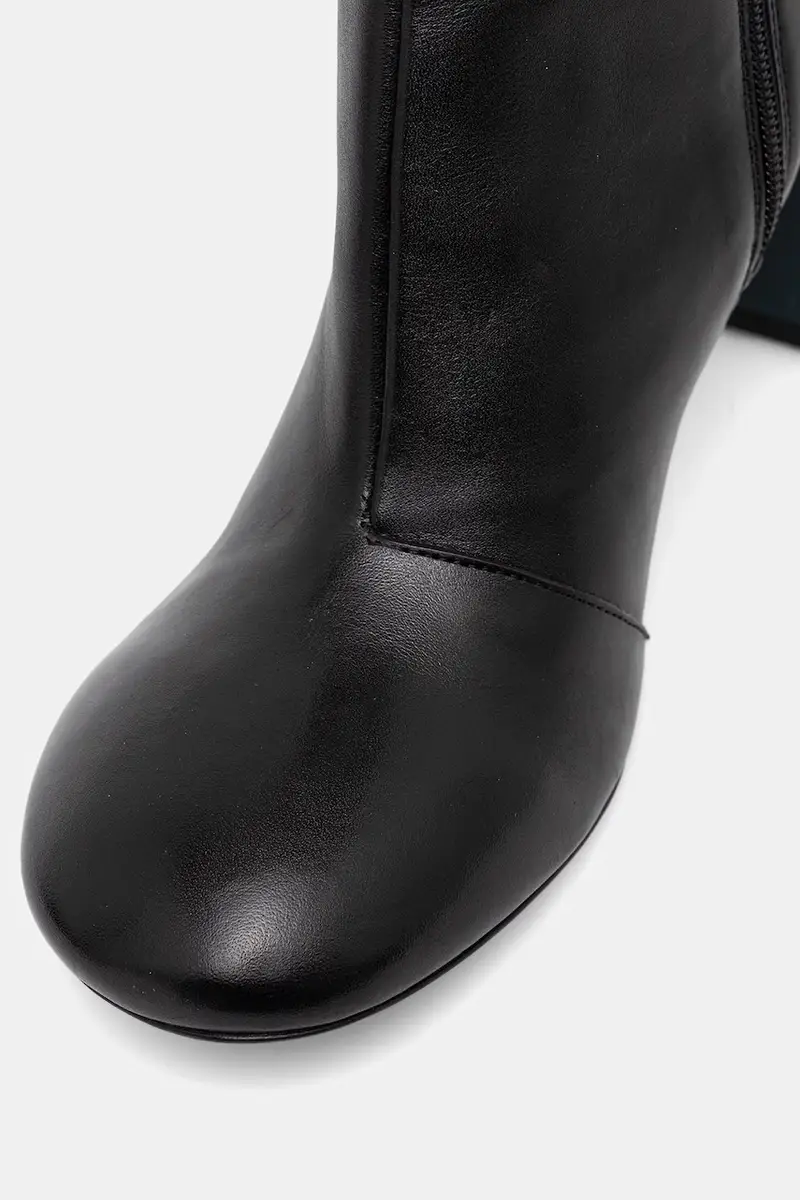 stivali in pelle Nero miniatura 4