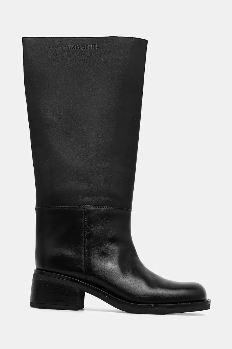 stivali in pelle Nero miniatura 2