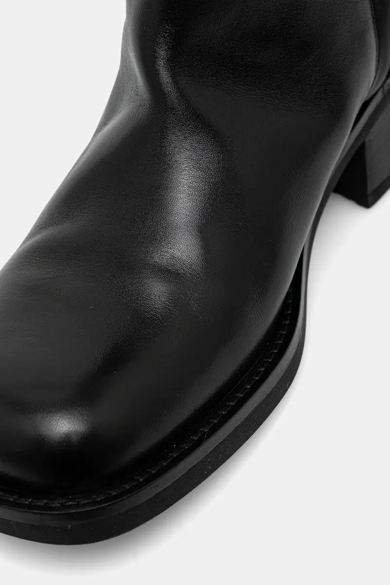 stivali in pelle Nero miniatura 4