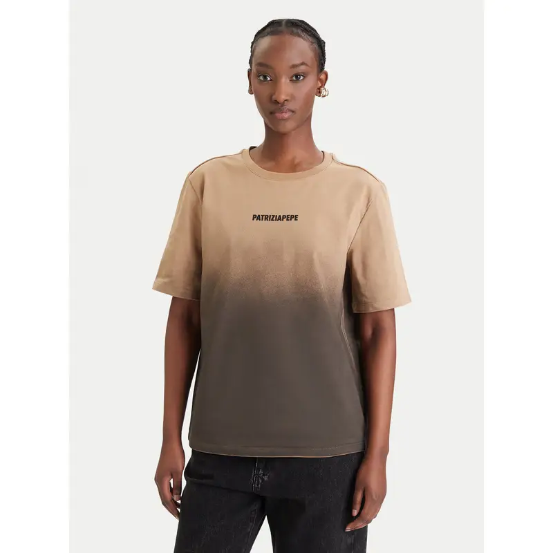 T-shirt 8M1828/J366-FG71 Marrone Relaxed Fit