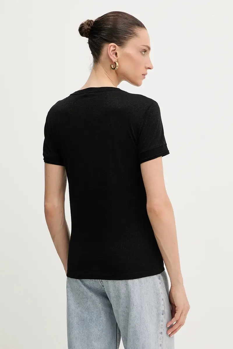 t-shirt colore grigio 8K0278 K128 Nero miniatura 3