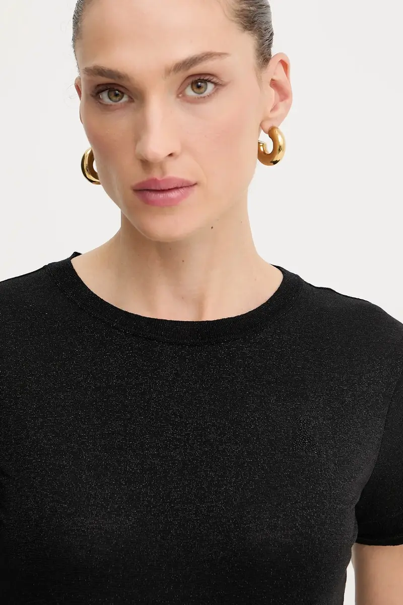 t-shirt colore grigio 8K0278 K128 Nero miniatura 4