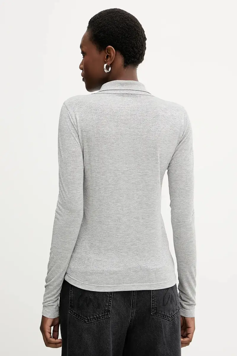 PATRIZIA PEPE T-shirt Donna Grigio 3841945 miniatura 3