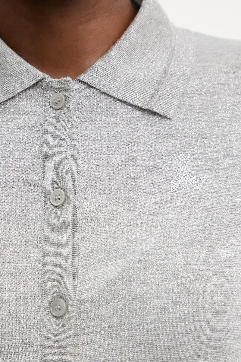 PATRIZIA PEPE T-shirt Donna Grigio 3841945 miniatura 5