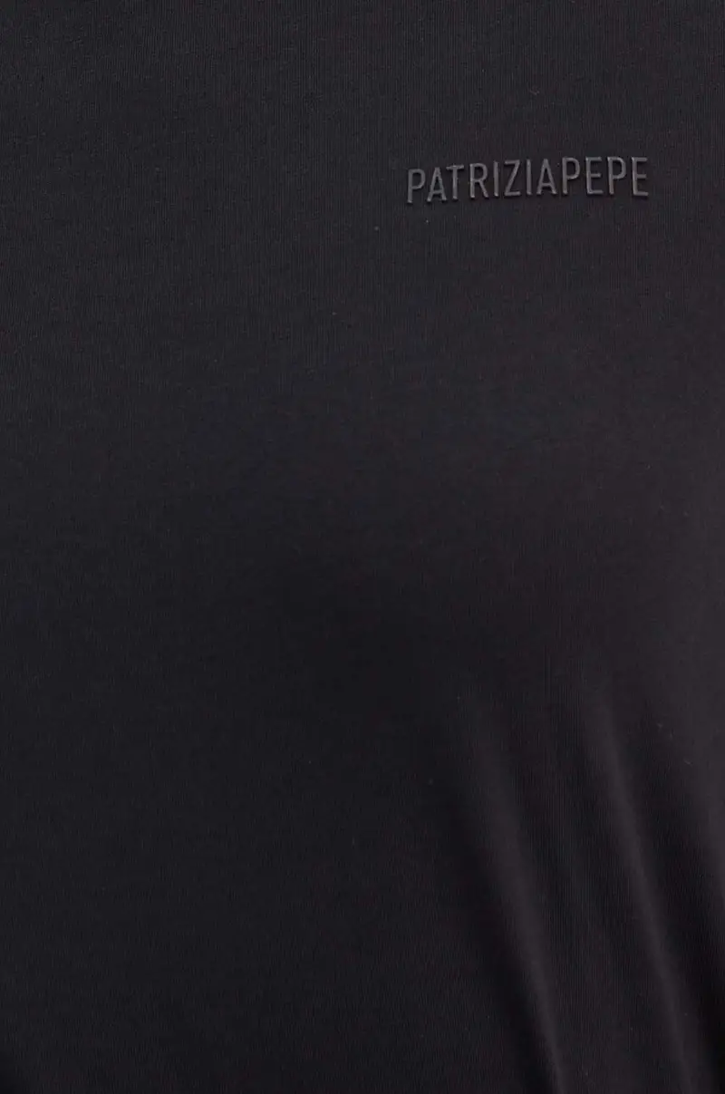 t-shirt in cotone colore nero miniatura 5