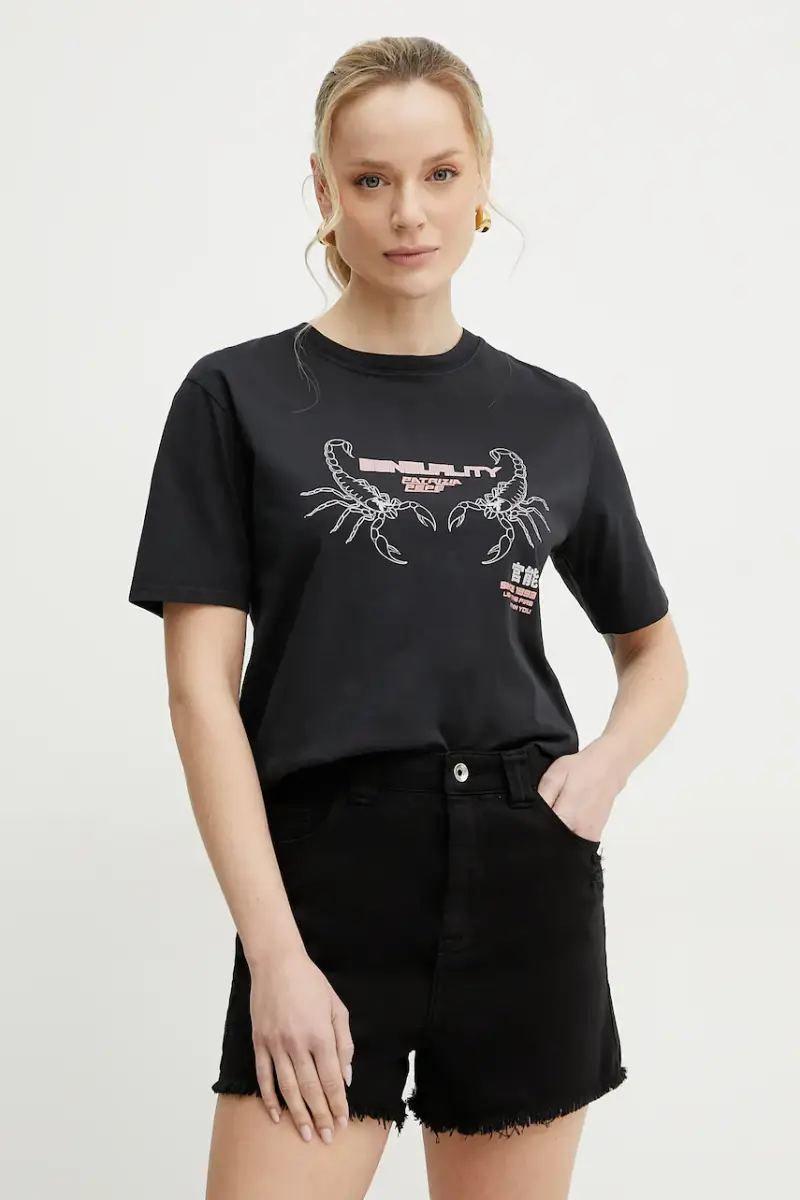 PATRIZIA PEPE T-shirt Donna Nero 3335890