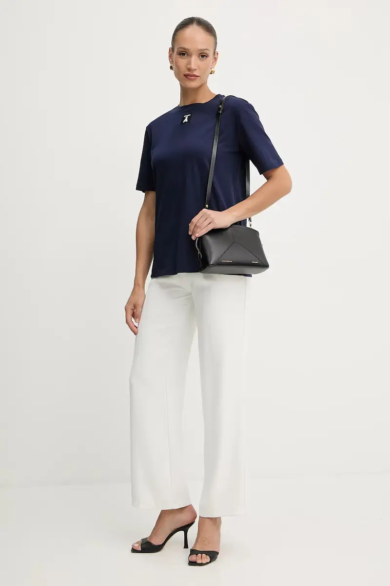 PATRIZIA PEPE T-shirt Donna Blu 3841037 miniatura 2