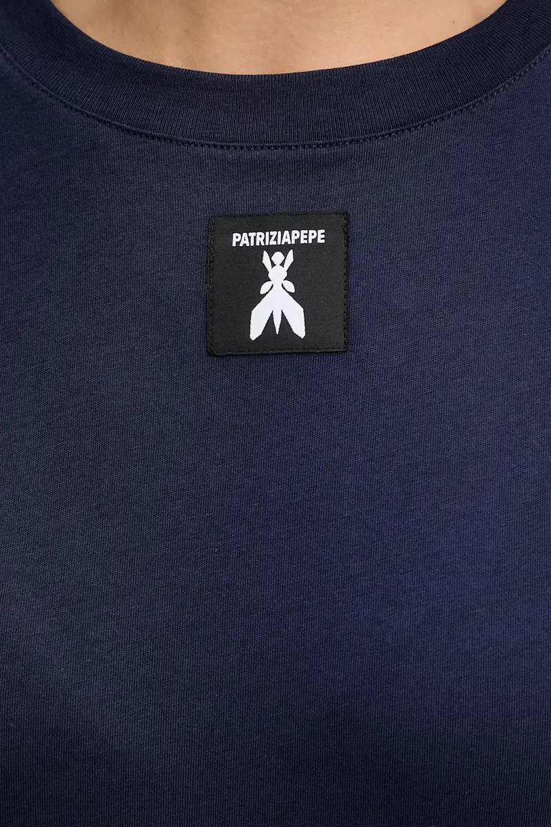 PATRIZIA PEPE T-shirt Donna Blu 3841037 miniatura 5