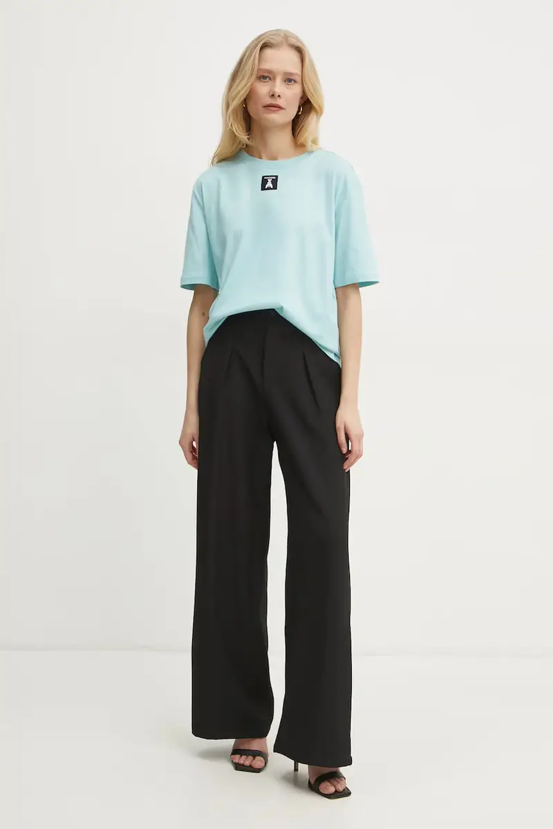 PATRIZIA PEPE T-shirt Donna Turchese 3348811 miniatura 2
