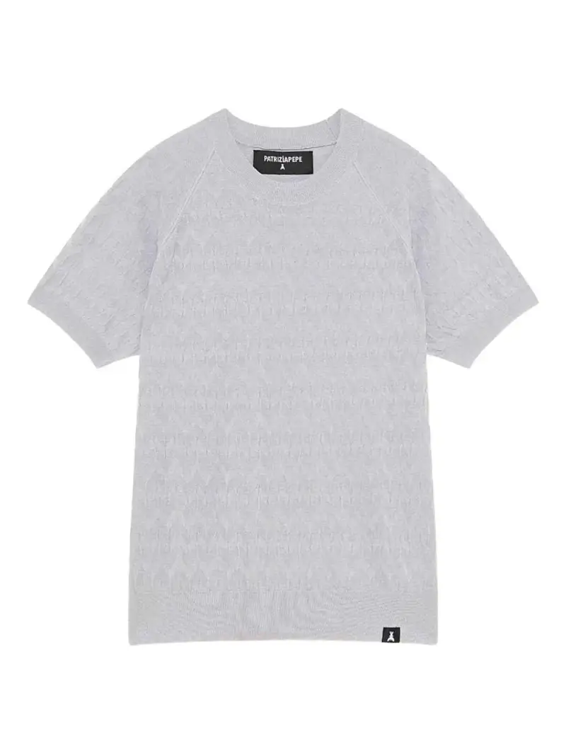 PATRIZIA PEPE T-shirt Grigio 2538160 miniatura 2