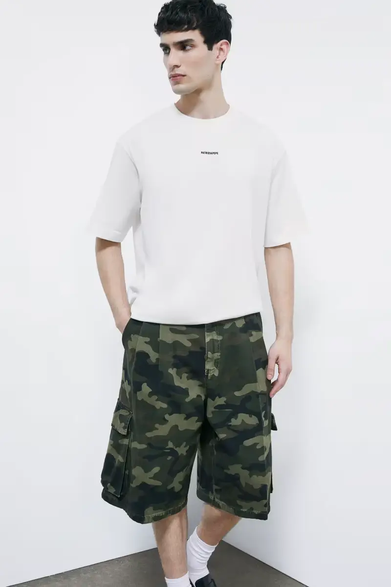 T-shirt over in cotone Bianco