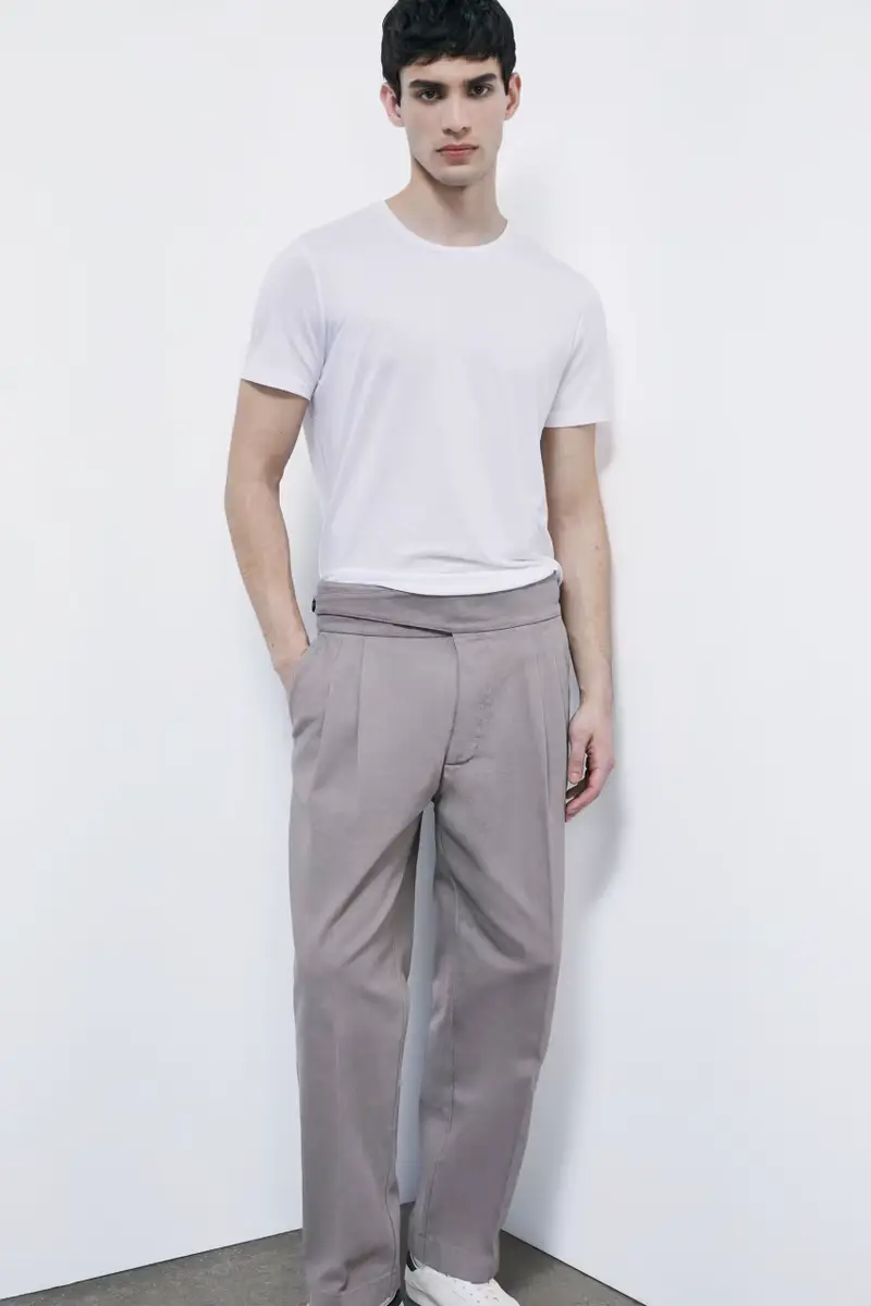 T-shirt slim in cotone Bianco
