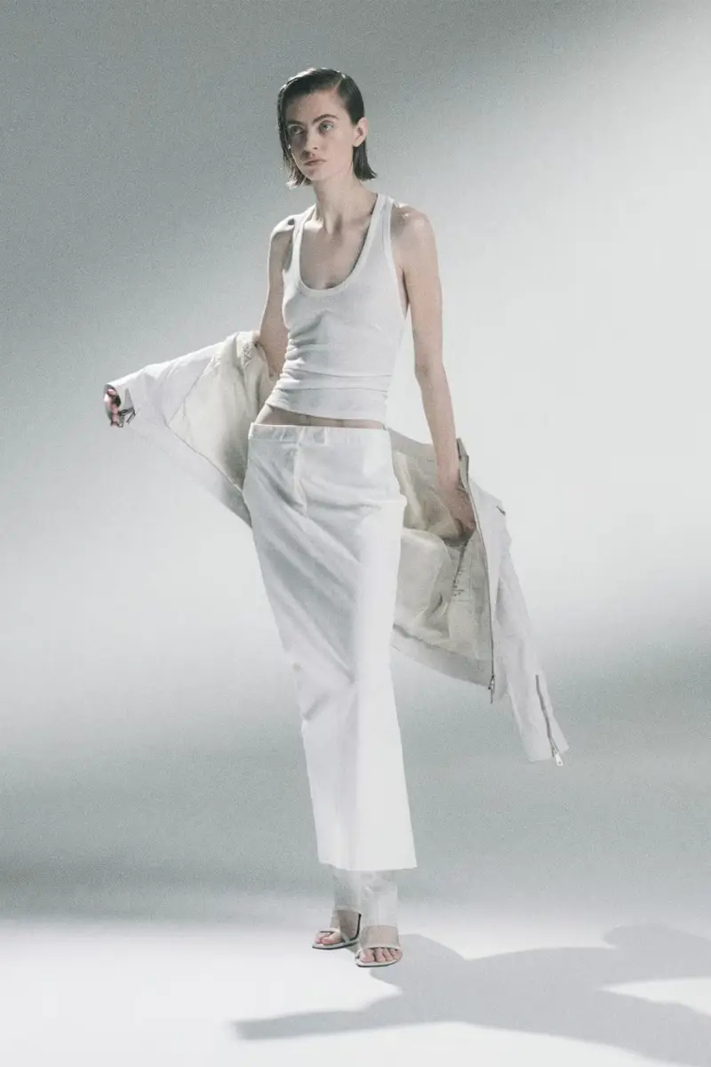 The Pencil Skirt Bianco