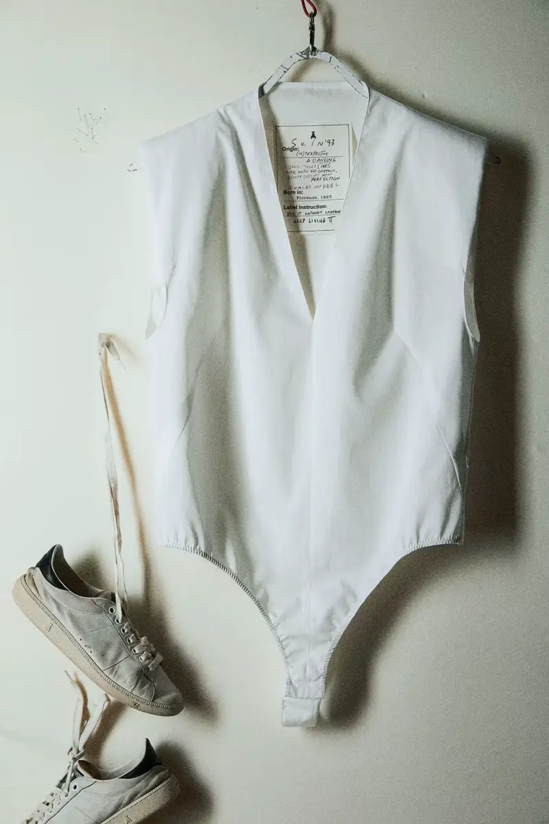 The Popeline Body Bianco