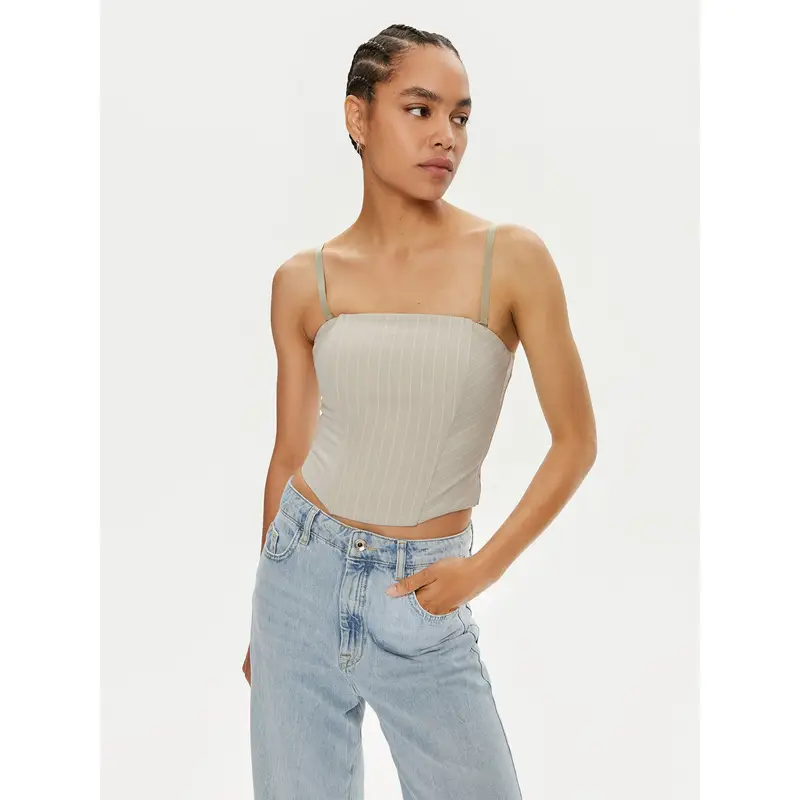 PATRIZIA PEPE Top Grigio 3210513