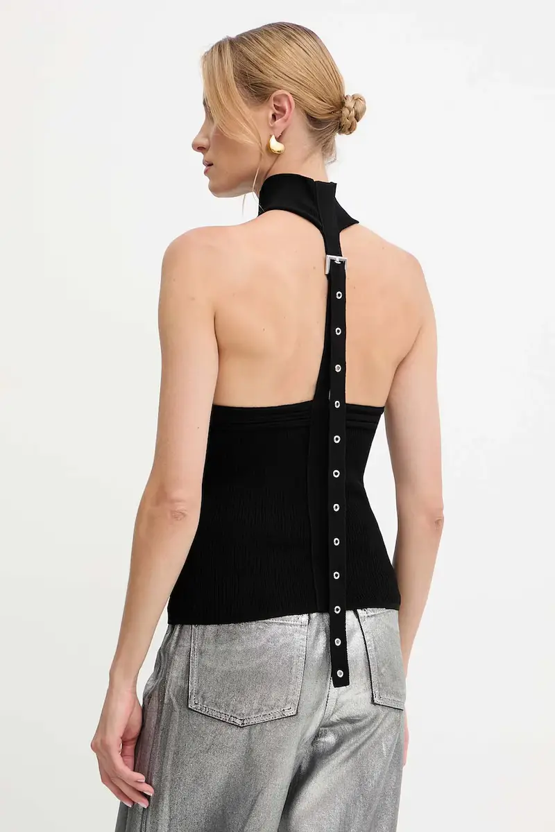 PATRIZIA PEPE Top Donna Nero 3846222 miniatura 3