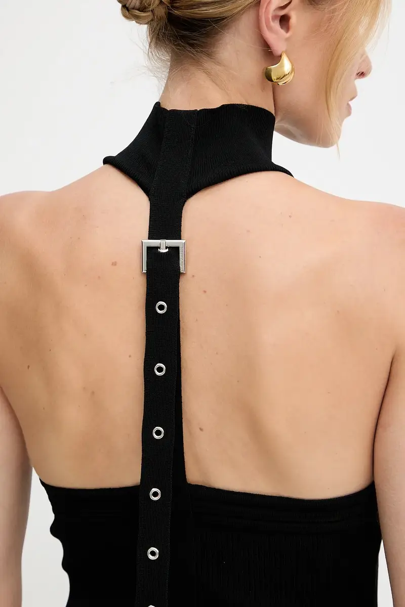 PATRIZIA PEPE Top Donna Nero 3846222 miniatura 5