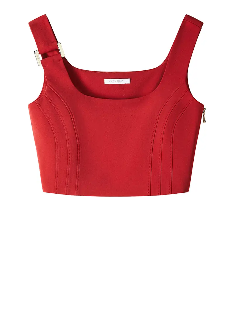 PATRIZIA PEPE Top Donna Rosso 2858428