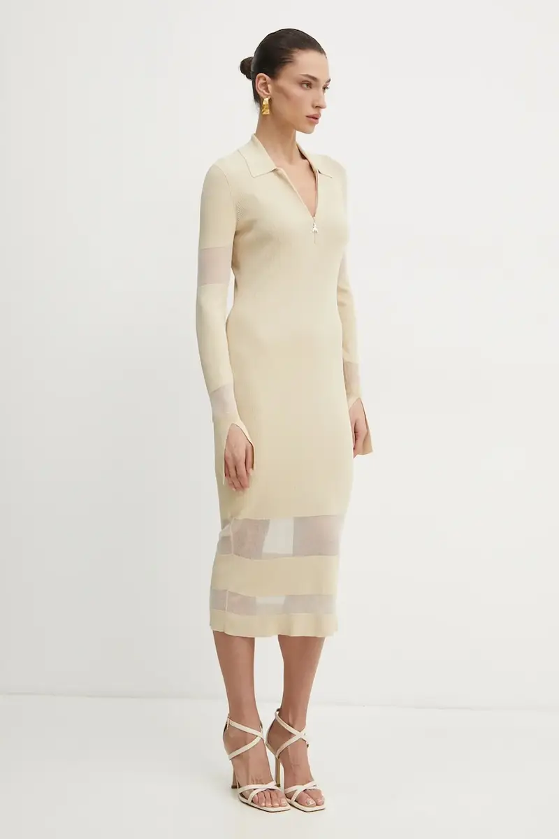 vestito colore beige 8A1420 K078