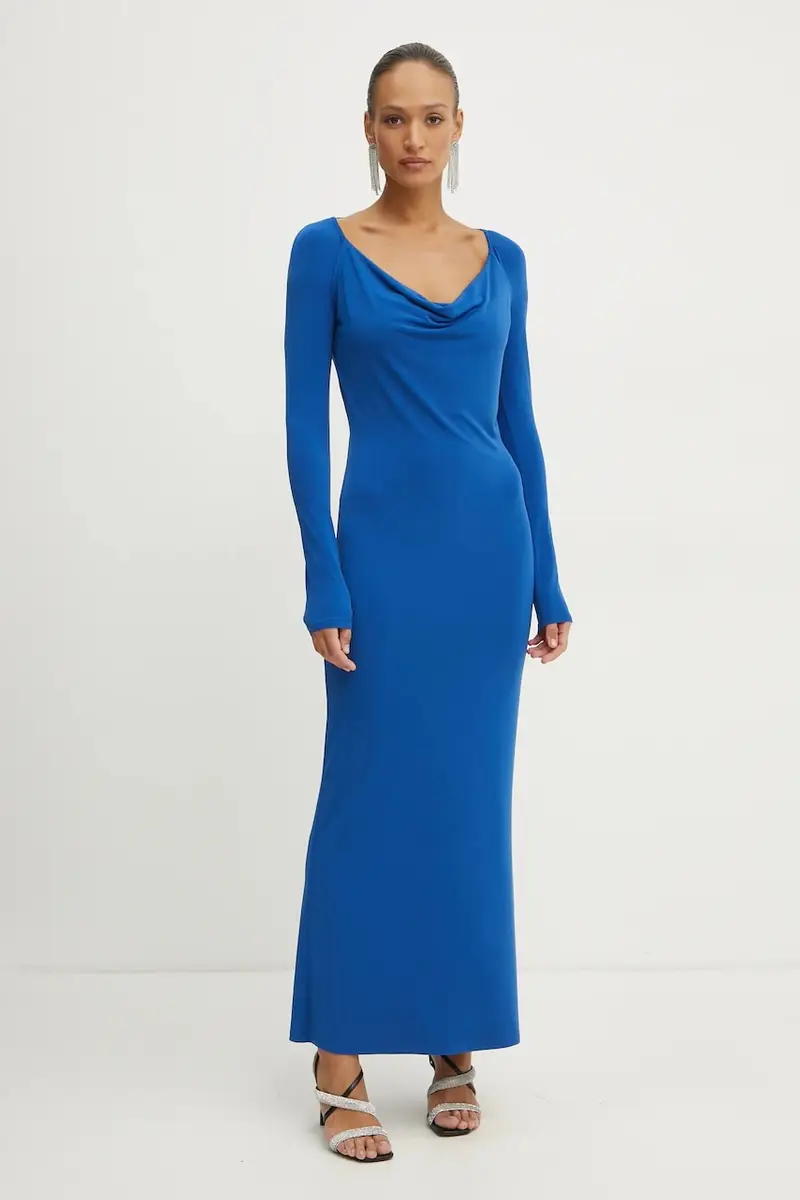 vestito colore blu 8A1443 J015