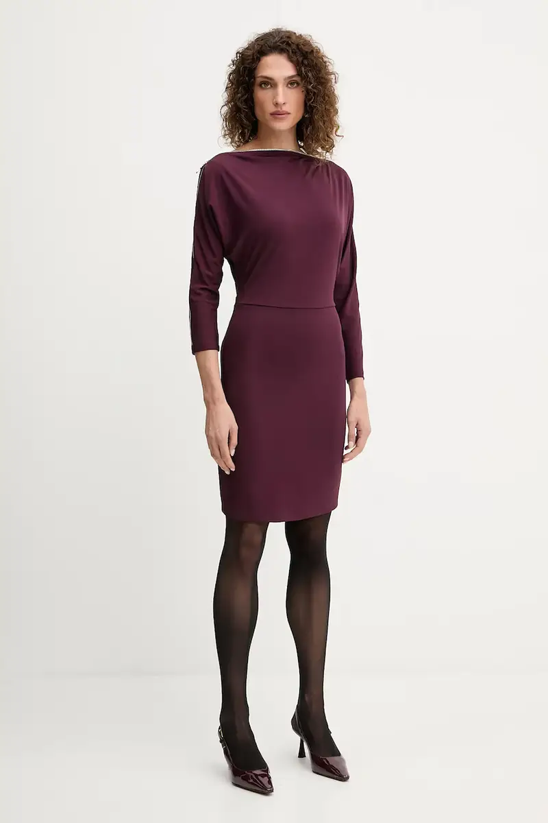 vestito colore granata 8A1501 J321