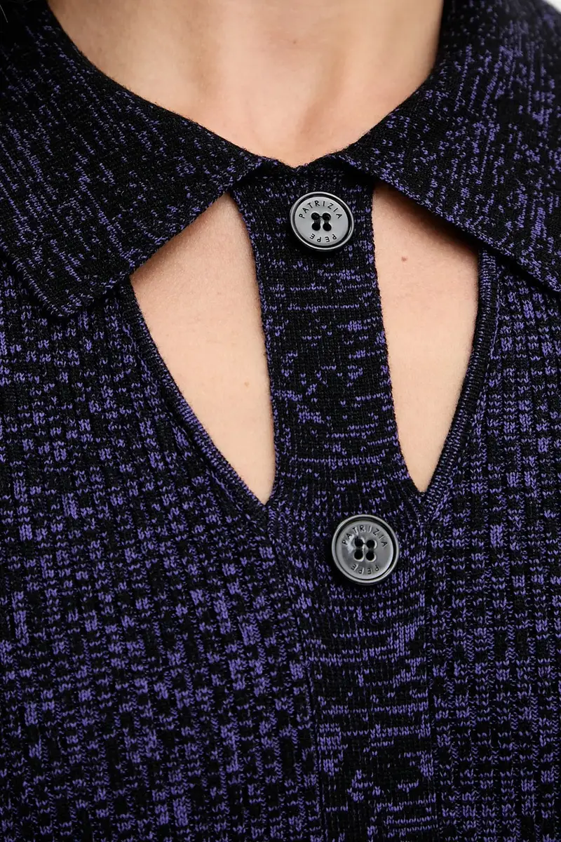 vestito colore violetto 8A1548 K269 miniatura 5