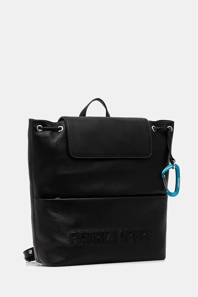 zaino in pelle donna colore nero 2B0141 L113 miniatura 2