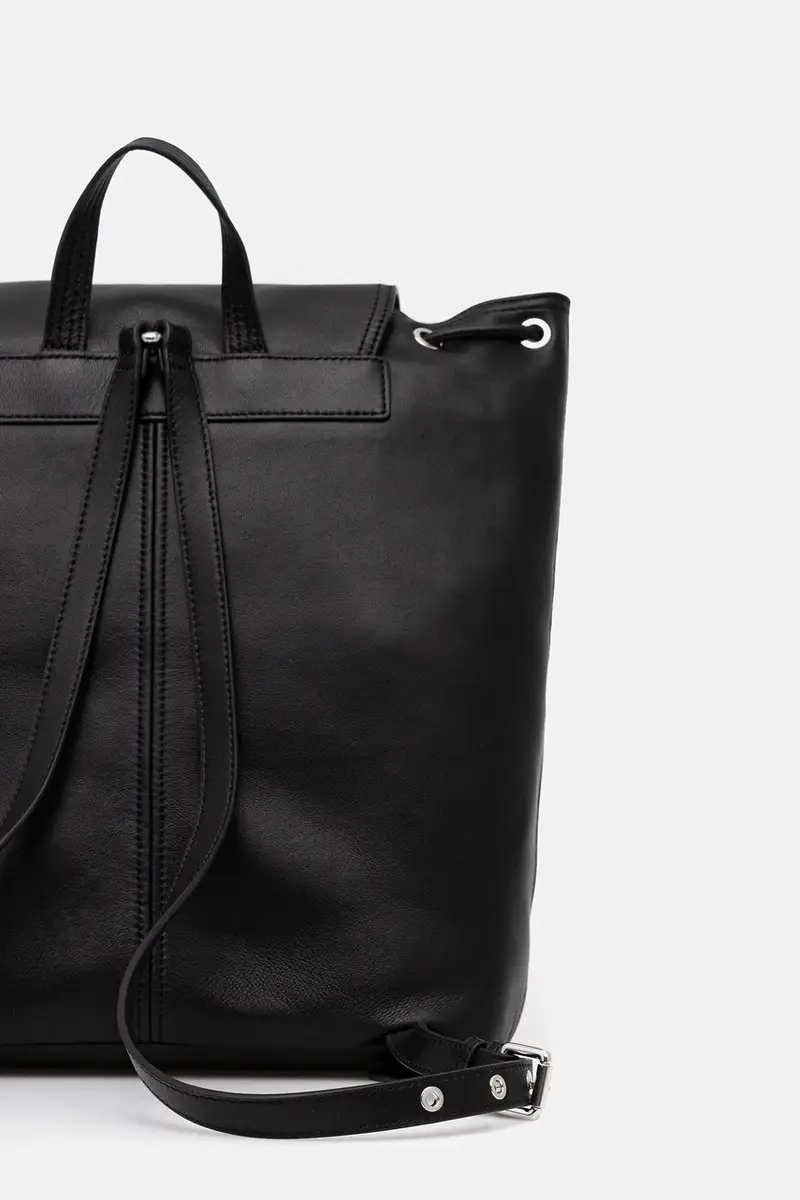 zaino in pelle donna colore nero 2B0141 L113 miniatura 4